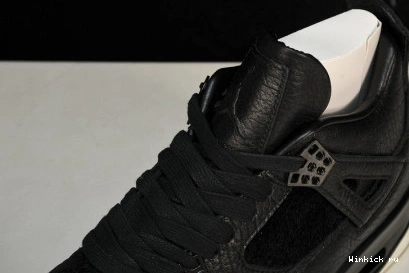 Hair Retro 4 Jordan Black Pony 0807